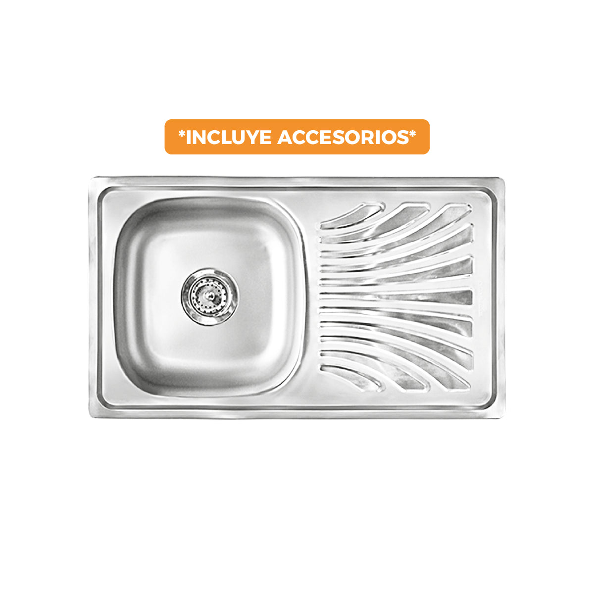 Lavadero Acero Inoxidable 96X43 (Ls9643A)Fratelli